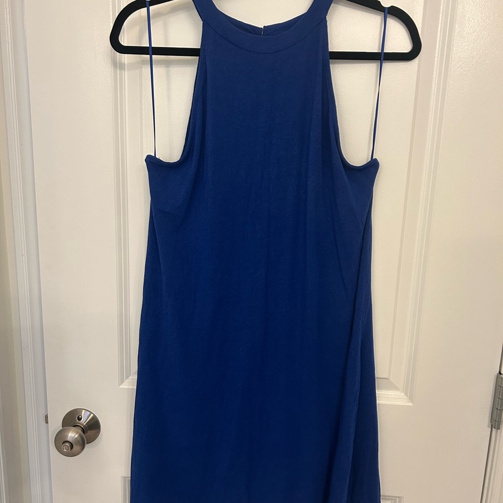Express Women’s Blue Sleeveless Dress Size Medium